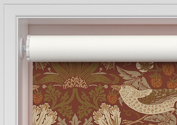 William Morris At Home Strawberry Thief, Acorn - Twist&Fit Roller Blind - Image 9